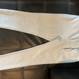 D.Jeans White Skinny Girlfriend Jean White SZ 14